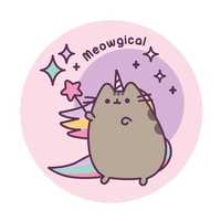 Przypinka Pusheen Meowgical nowa 58mm