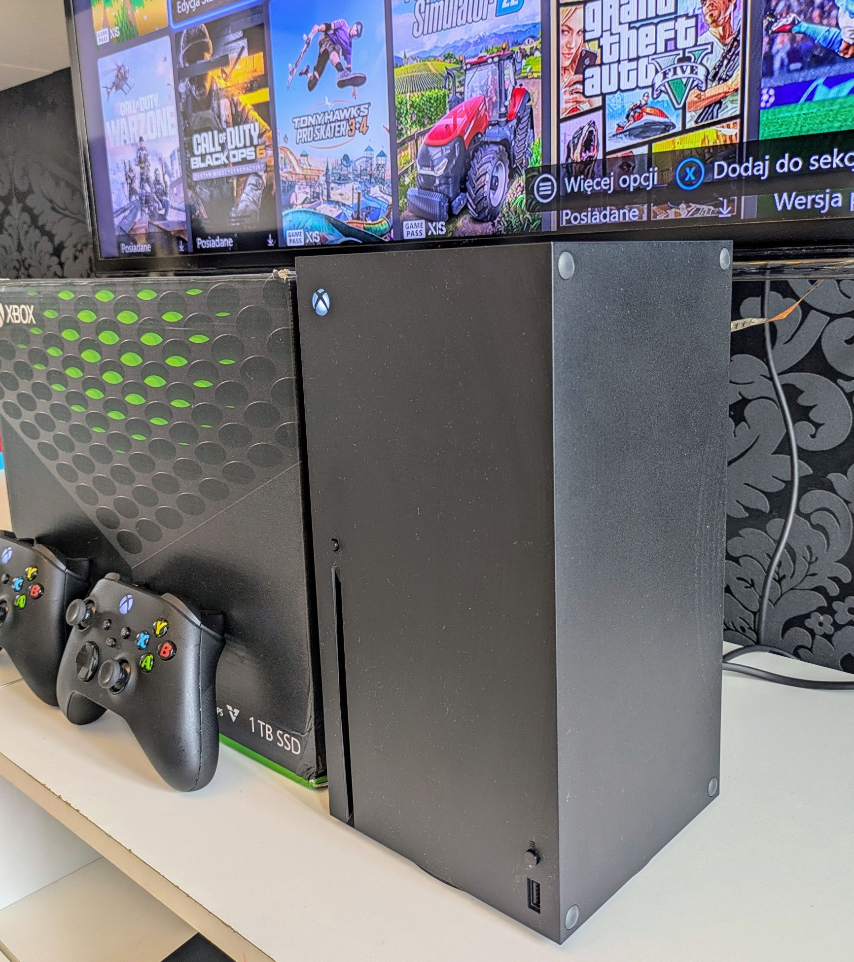 JAK NOWY! / Xbox Series X / 2 PADY! / Oryginalny komplet ! + GRATIS