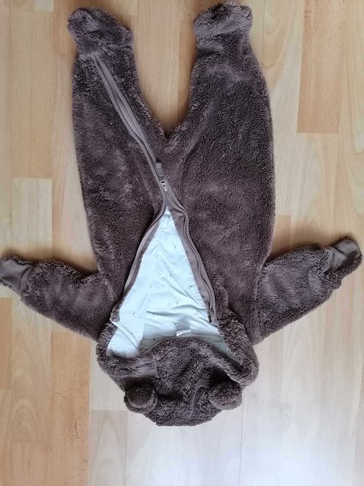 Kombinezon ,wyprawka, pajac jesienny miś r. 56 H&M stan idealny