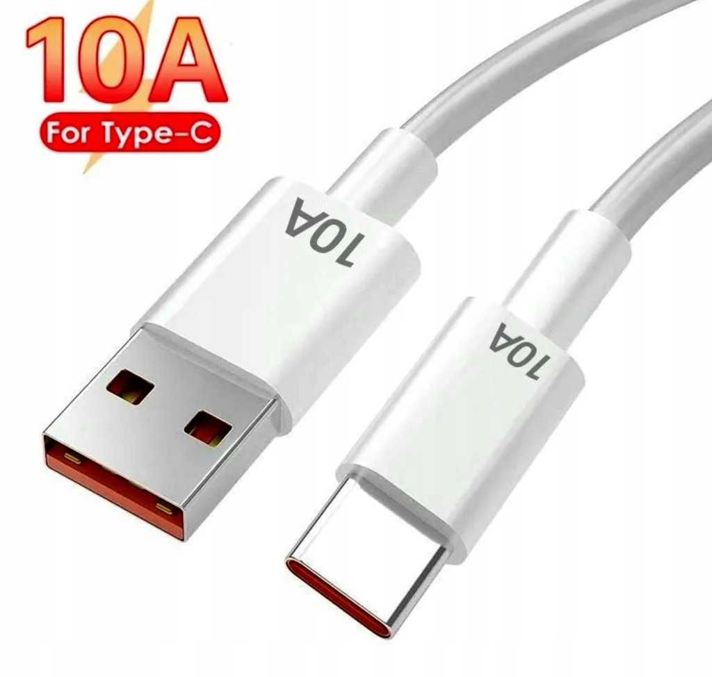 Super mocny kabel USB, szybki kabel 1m 10A 120W USB A do Usb C 100cm