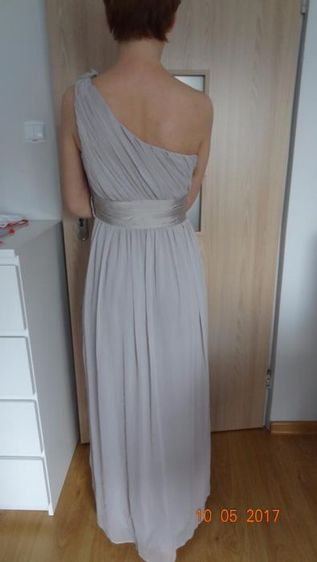 sukienka szara długa H&M r 36
