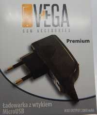 ładowarka sieciowa Vega mini USB 1A 1000 mA Nowa - gwarancja