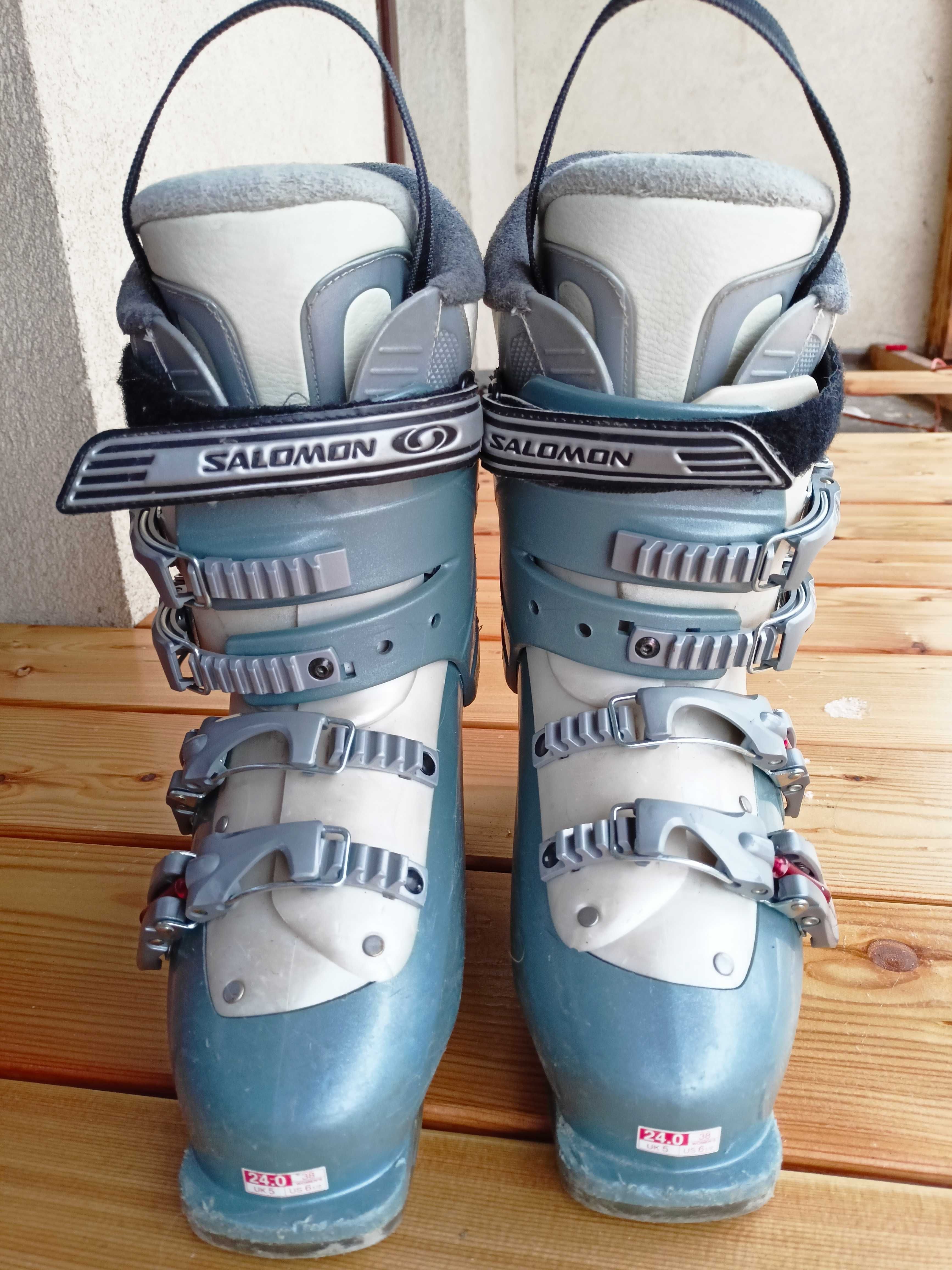 Buty narciarskie Salomon r. 24 - 24,5 r. 38
