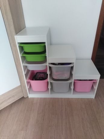 IKEA regał z pojemnikami (8szt.) TROFAST