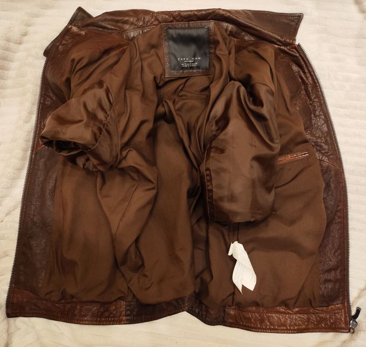 Kurtka skórzana ZARA