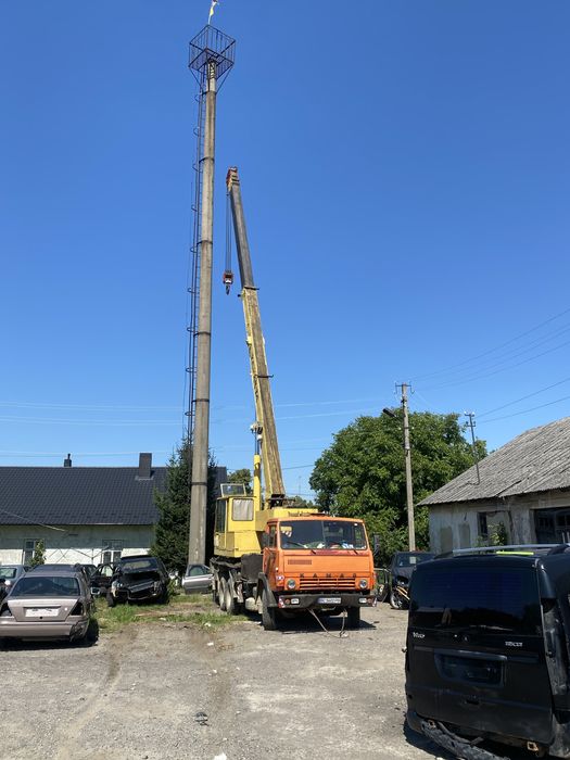 Оренда Послуги Кран 20тон 22м. та Ескаватор 4\9тон .Мінімальна ціна!