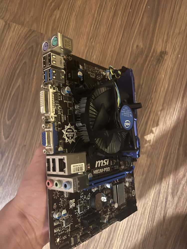 plyta glowna + ram + processor + chlodzenie