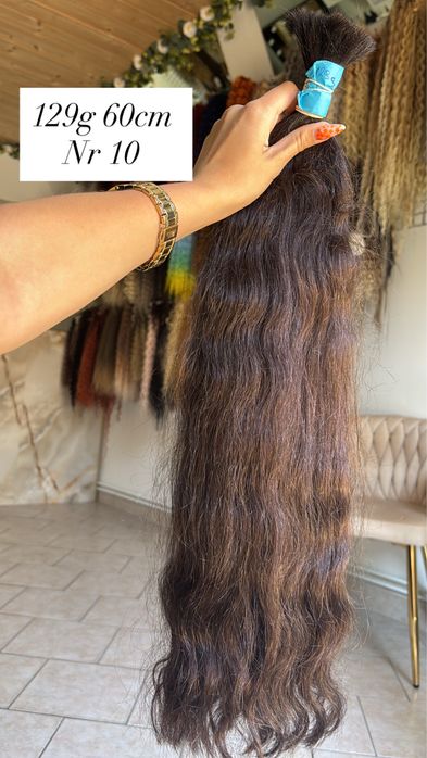 Naturalne Włosy dziewicze