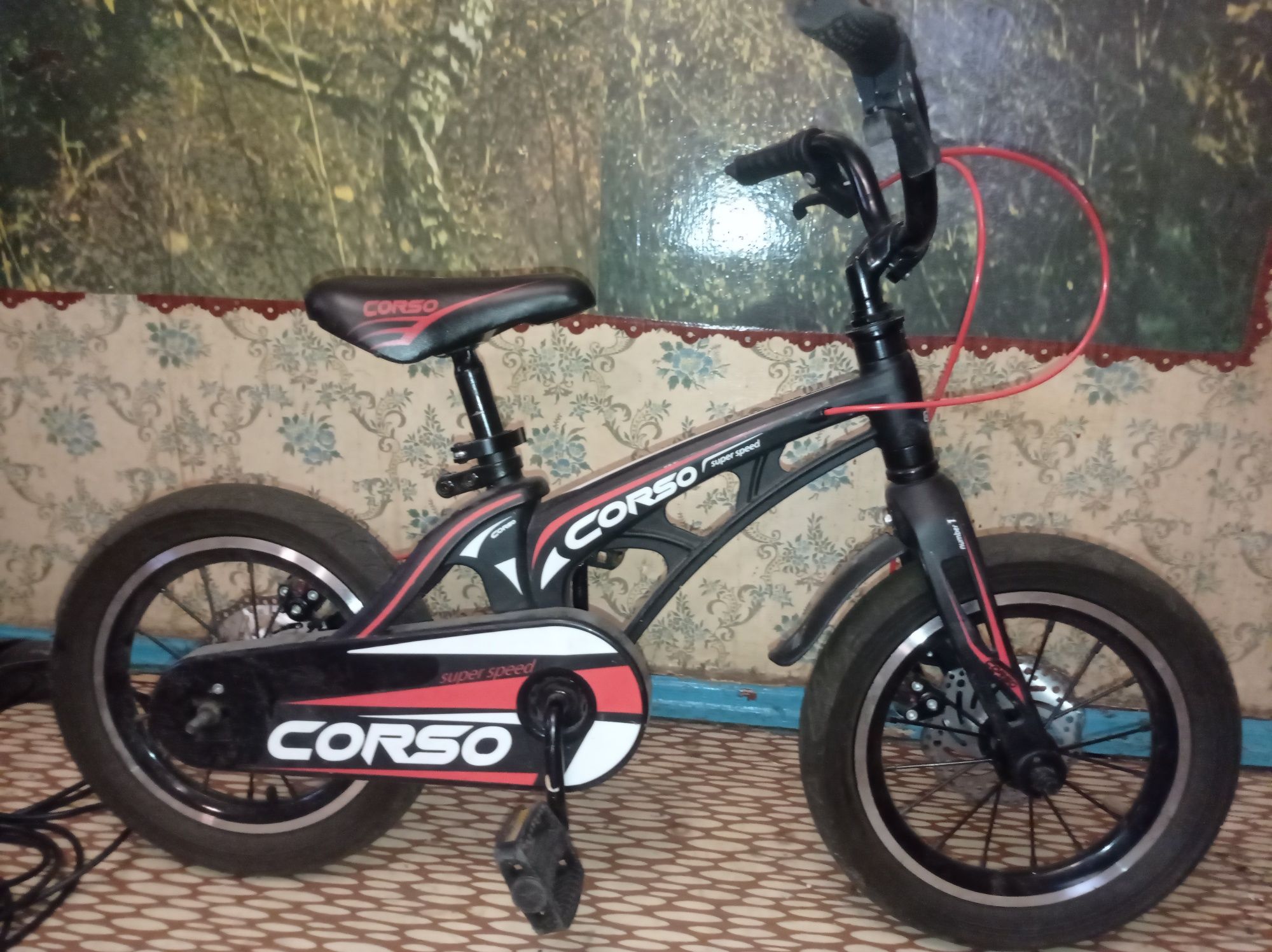 Велосипед 14" дюймів 2-х колісний "CORSO