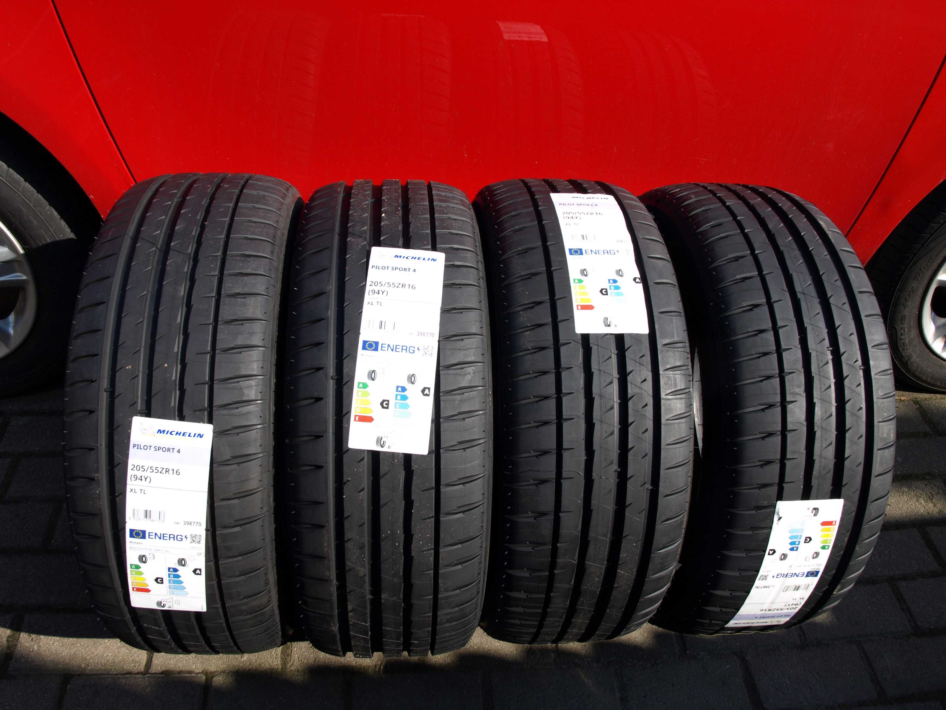 4 szt Nowe opony letnie Michelin Pilot Sport4 205/55r16 94Y