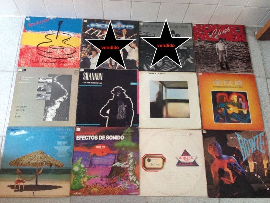 Oportunidade!! + Muitos DISCOS VINIL antigos (Décadas 70, 80, 90)