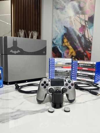 Konsola Sony PS4 500GB Limited Edition Batman + 21 gier + akcesoria