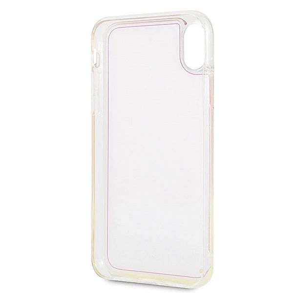 Guess GUHCI65GLCPI iPhone Xs Max różowy /pink hard case California Glo
