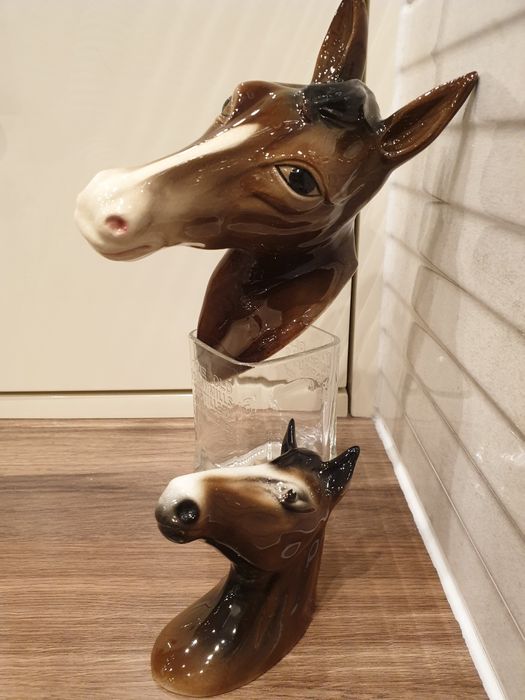 Koń porcelana glowy