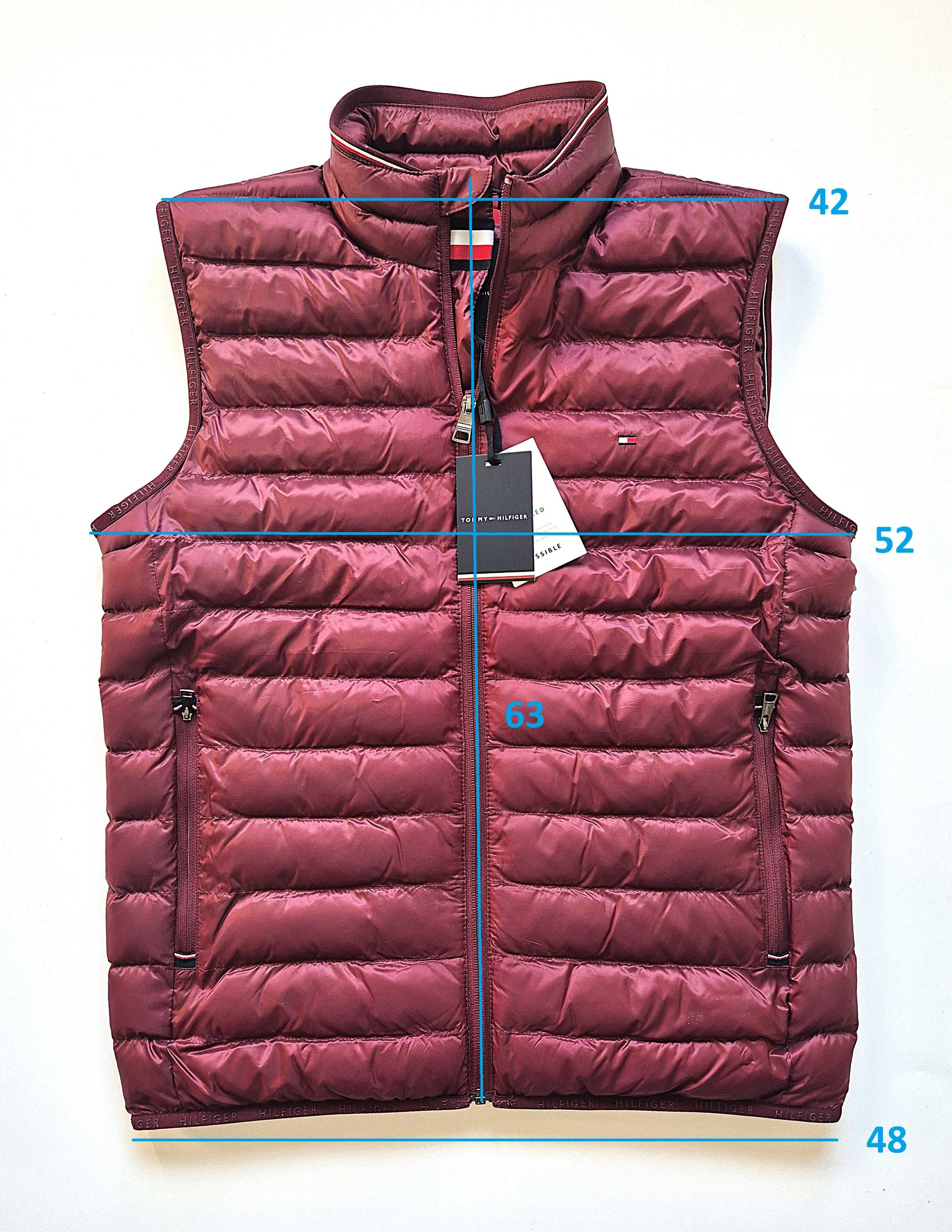 Tommy Hilfiger Regular Fit- kamizelka puchowa rozmiar S - oryginał
