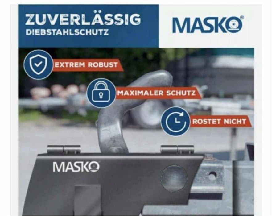 BLOKADA PRZYCZEPY Zaczepu haka  antracyt