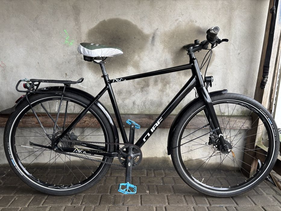 Велосипед CUBE Travel PRO на РЕМНЕ Гидравлика на Планетарке NEXUS 8