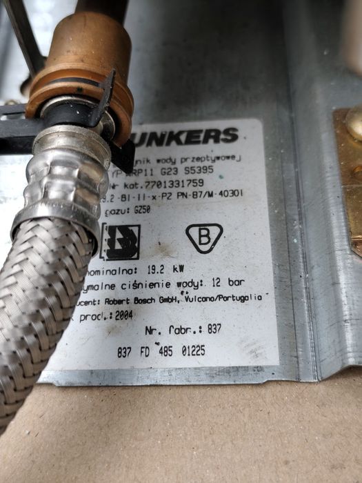 Podgrzewacz gazowy wody Junkers