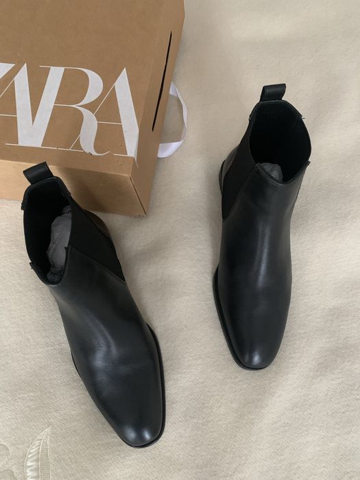 Чоловічі шкіряні челсі Zara 39 розмір