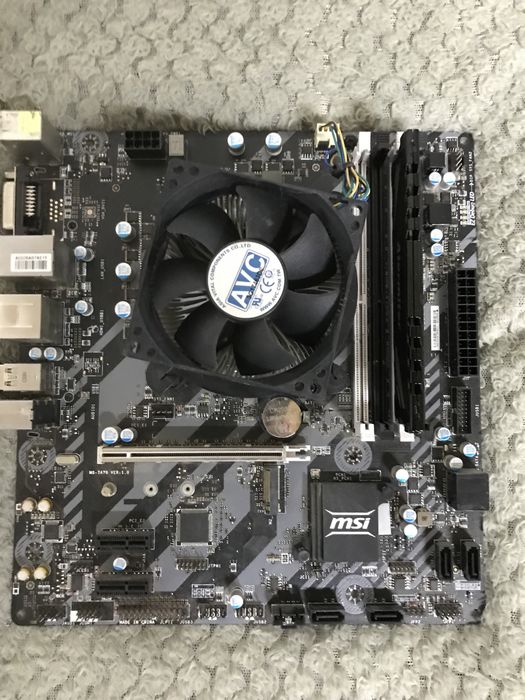 Материньска плата B250m Bazooka + комплект + подарунок