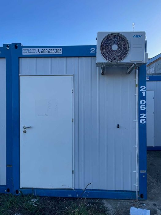 Kontener biurowy (socjalny) z klimatyzacją - ZIELONA GÓRA  WYNAJEM