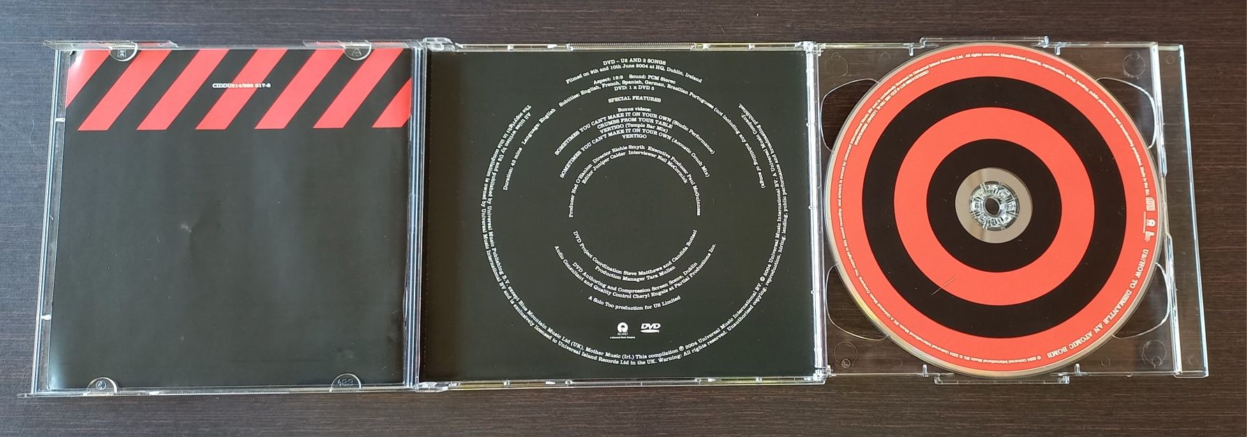DVD + CD dos U2 How To Dismantle An Atomic Bomb