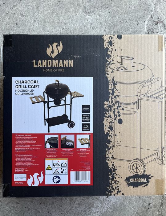 Landmann grill kulisty mobilny na węgiel drzewny