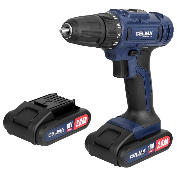 Wiertarko-Wkrętarka Celma Professional WAK-Li18GEO+ 2X2Ah 3Lat Gw
