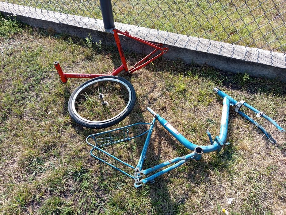 Ramy frame set Romet Universal flaming sokół retro składak vintage