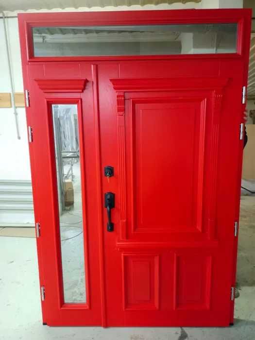 Drzwi wejściowe zewnętrzne drewniane dębowe dostawa GRATIS