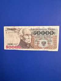 Banknot 50000 zł 1993 rok seria R