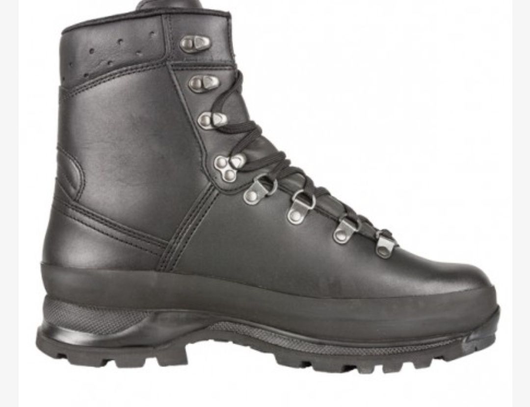 Buty Lowa Mountain Boot GTX Black Gore-Tex czarne górskie wojskowe