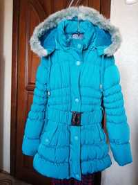 Детское зимнее куртка-пальтишко
