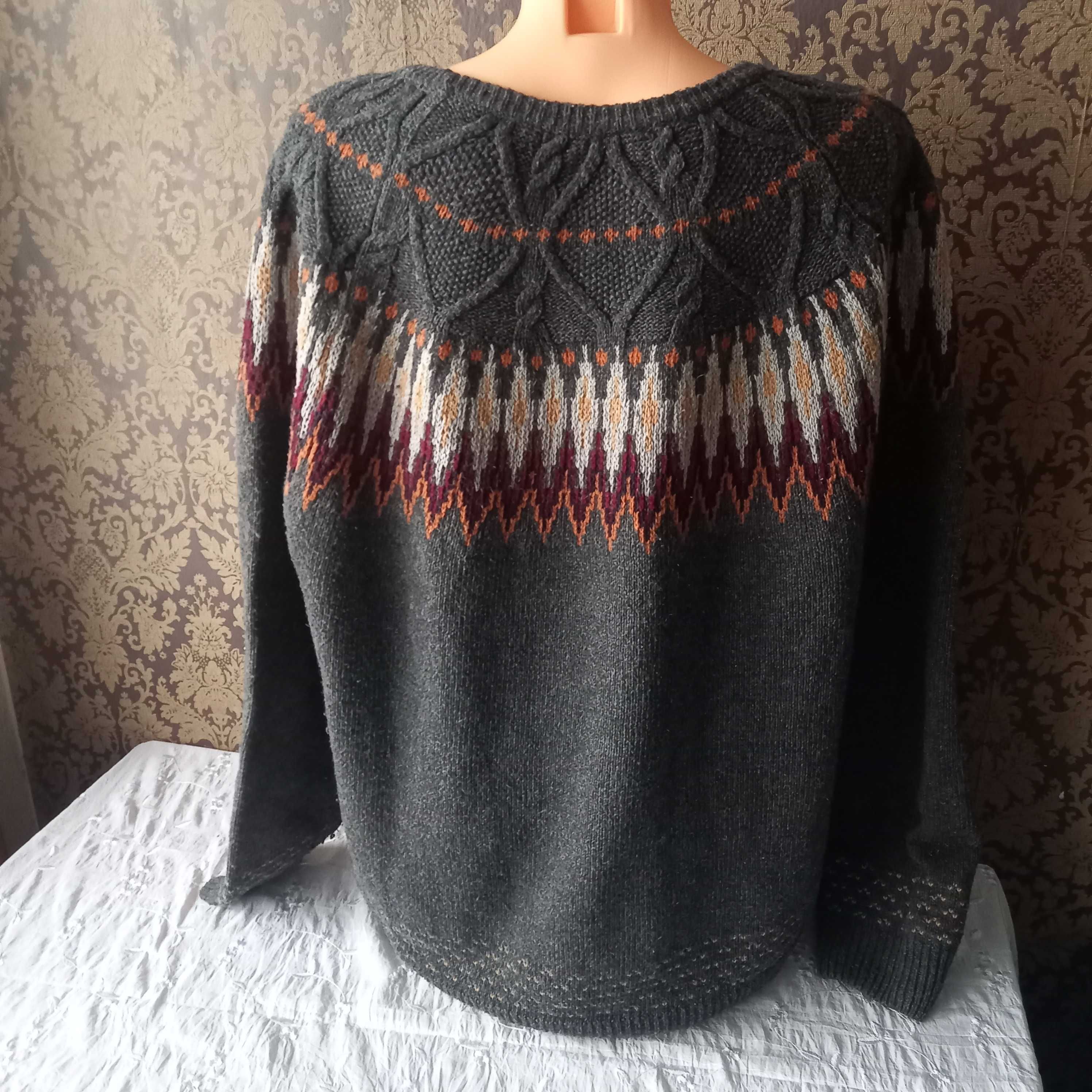 męski sweter gruby morley xl