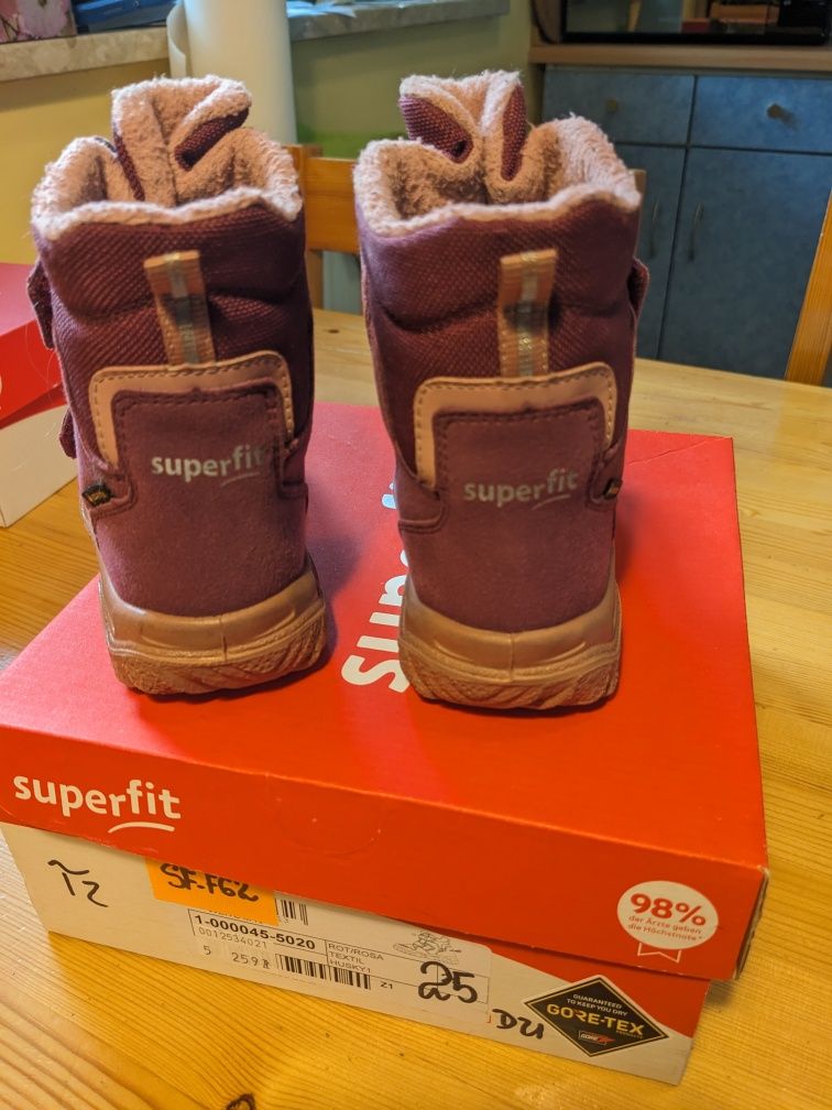 Buty zimowe śniegowce Superfit roz 25 Gore-Tex