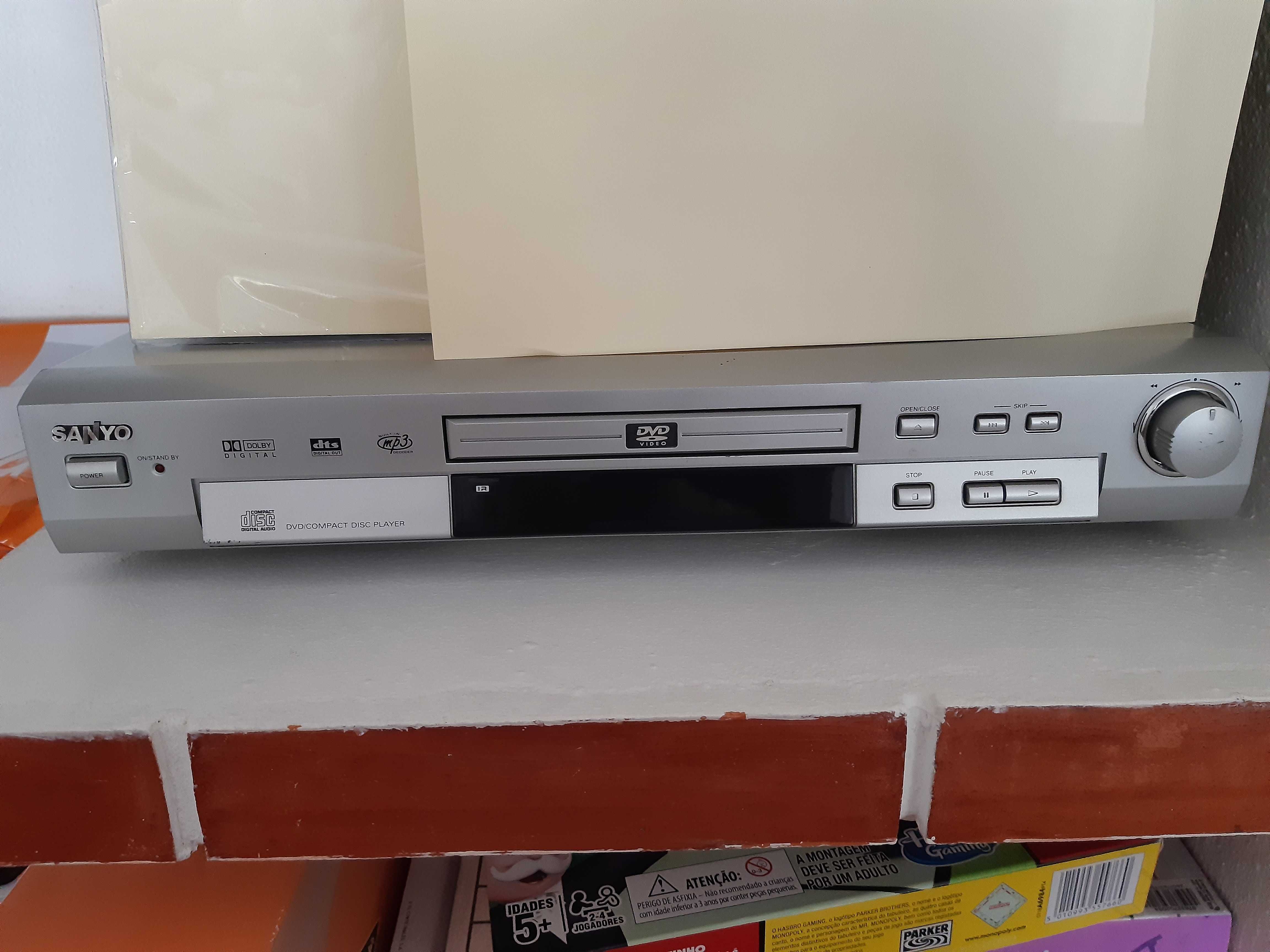 Leitor DVD e disc player