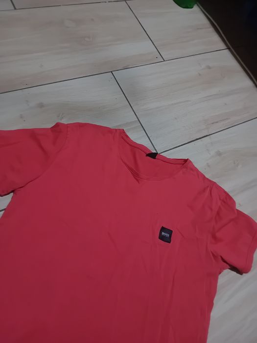T-shirt czerwony męski Hugo BOSS r.XXL
