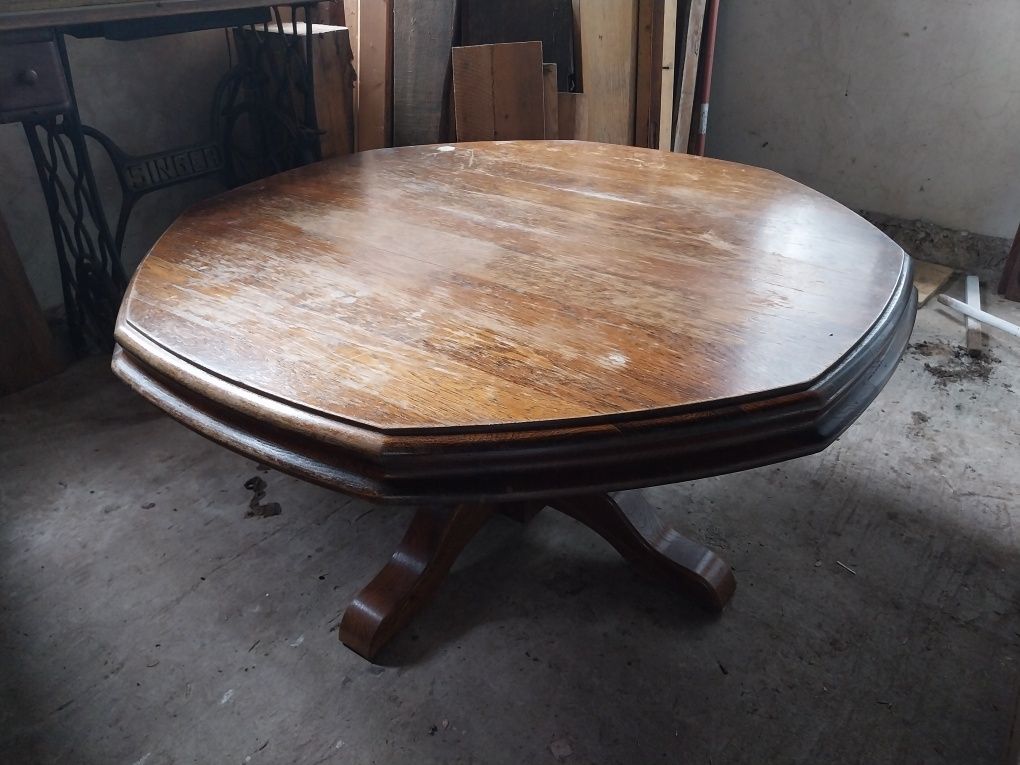 Stół drewniany dębowy kawowy 100x50cm