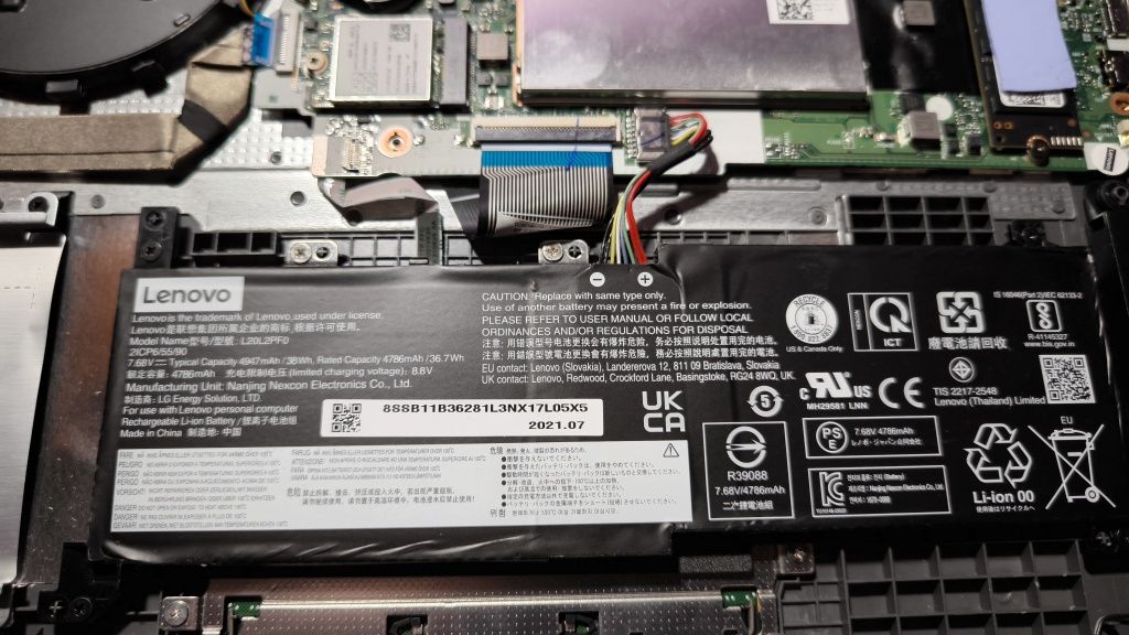 Laptop Lenovo IdeaPad 3 17ALC6 17,3 " NA CZĘŚCI