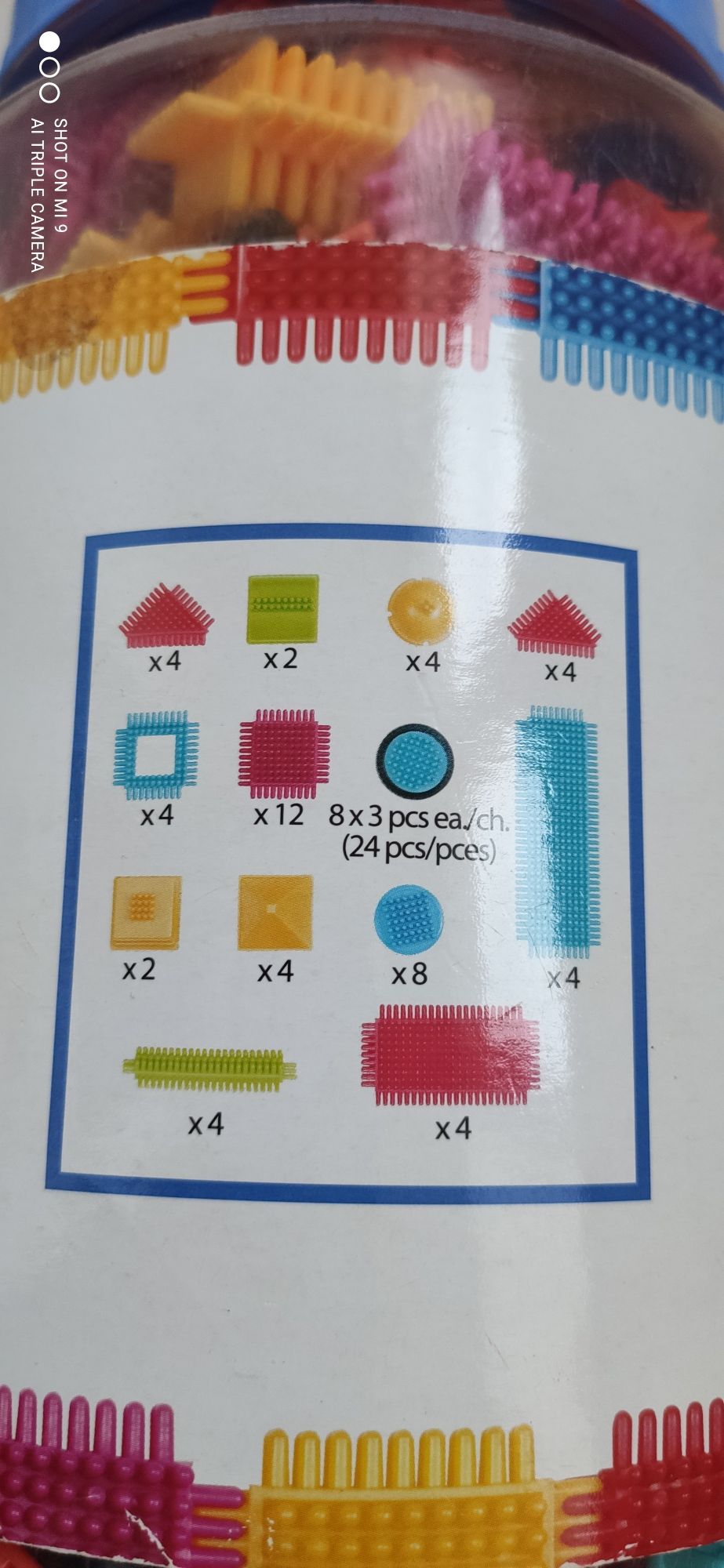 Оригінал конструктор  Battat Bristle blocks