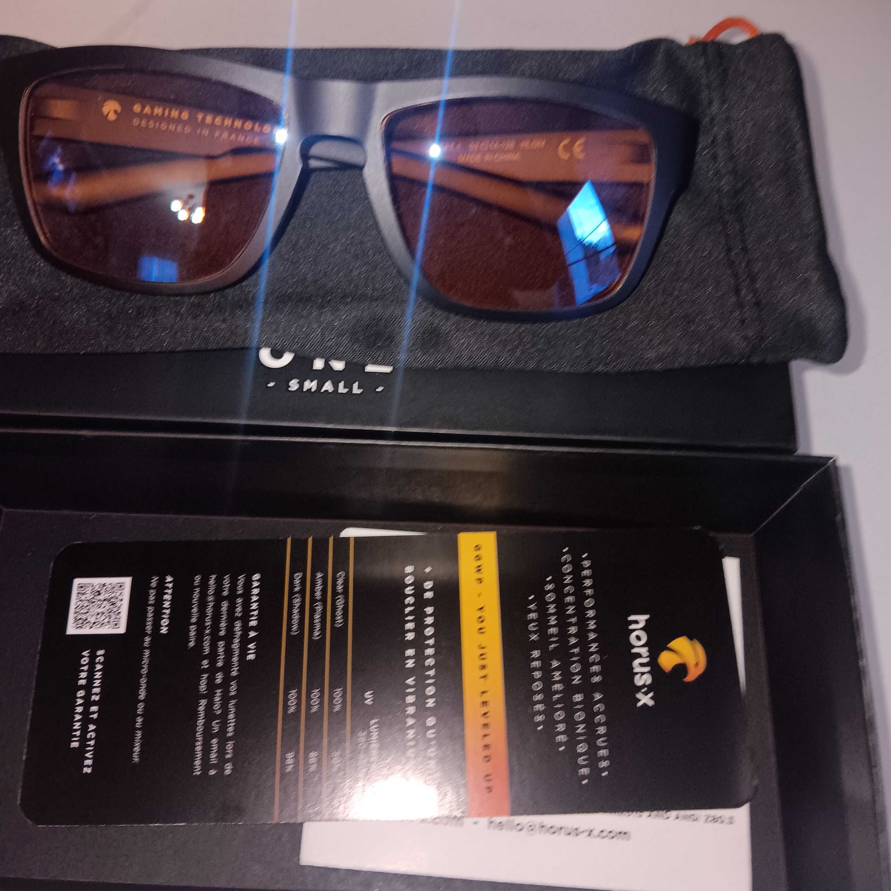 HORUS X - Okulary z filtrem niebieskiego światła - Okulary Gamingowe