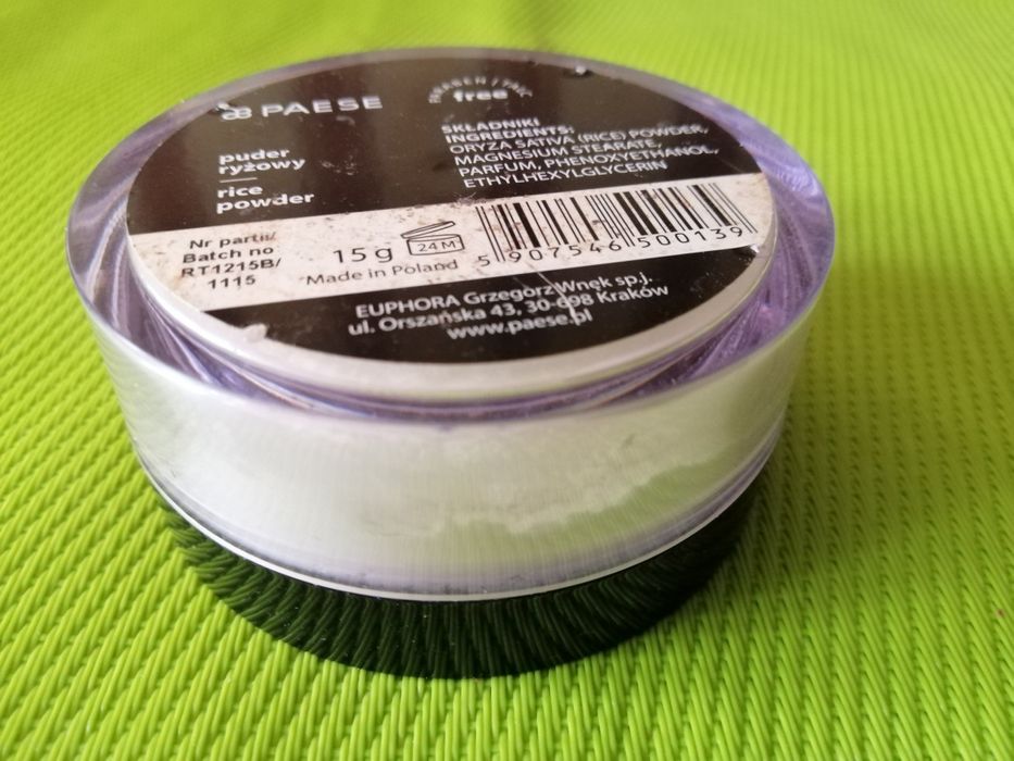 Розсипчаста Рисова пудра прозора Rice Powder Paese