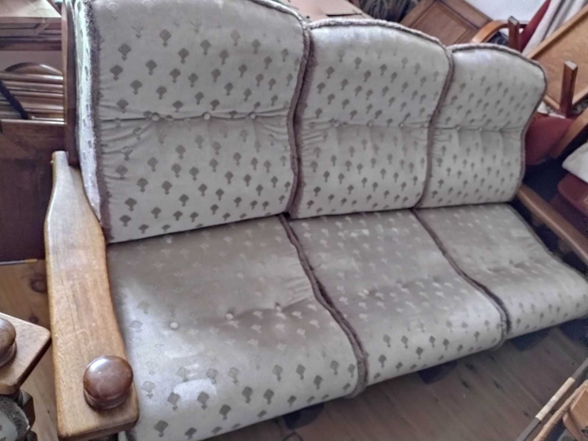 Komplet wypoczynkowy sofa +3 fotele