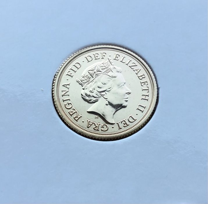 Moeda libra de ouro 2016 (gold sovereign)