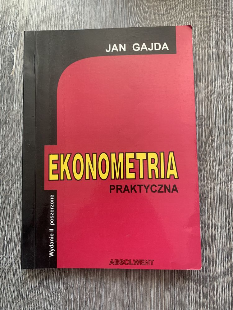 Jan Gajda „ekonometria praktyczna”