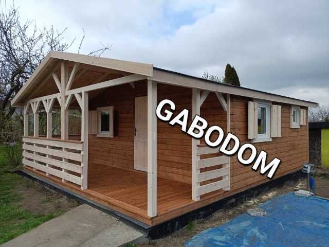Domek drewniany ogrodowy letniskowy 24m2 WANDA domki montaż  w cenie