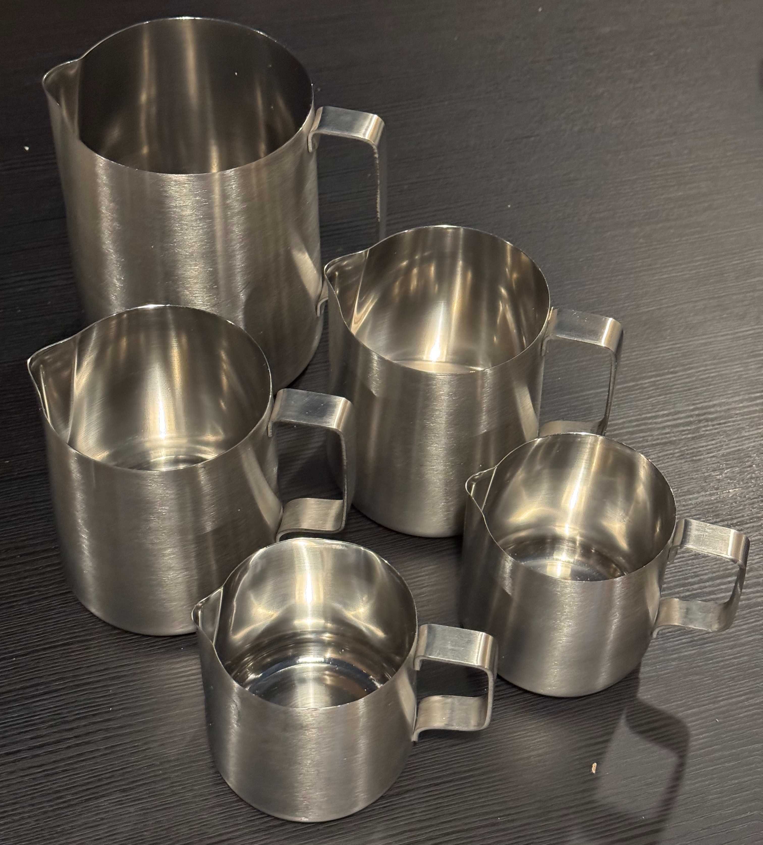 Leiteira / Jarro para aquecer leite em inox