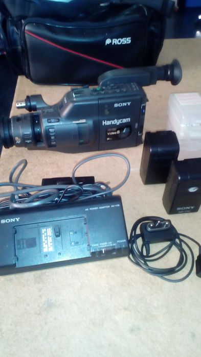 Máquina de filmar completa Sony