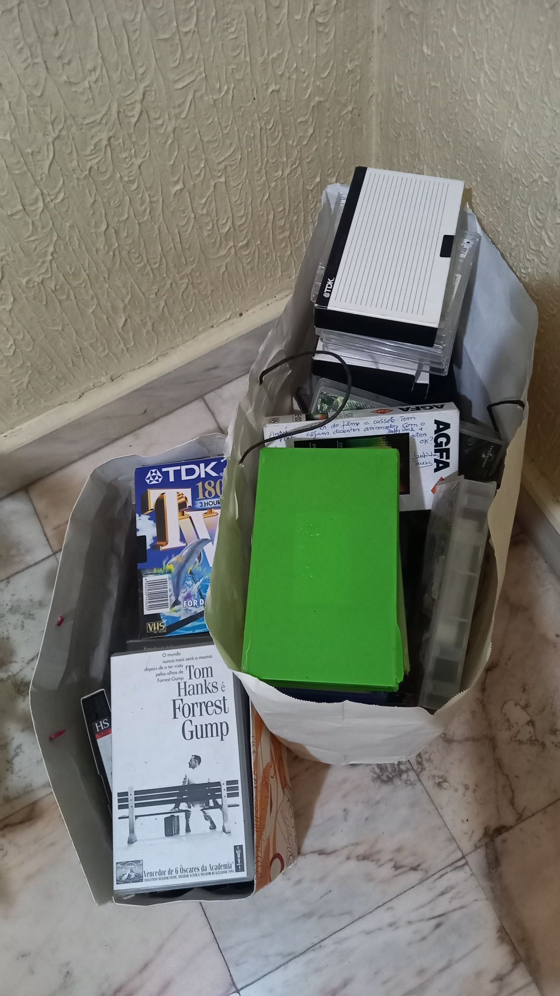 Conjunto Bundle Cassetes VHS