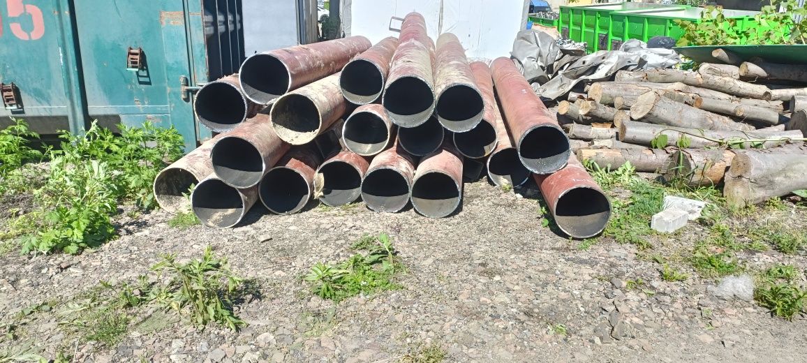 Rury stalowe fi 27.5 cm złom użytkowy